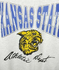 Vintage Style 90s Kansas State University Wildcats Sweatshirt, Kansas State Sweater, Gift for Her, Gift For Him, Kansas State Shirt