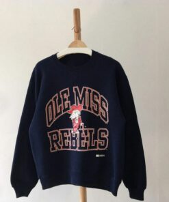 Vintage Style 90s Ole Miss Rebels University Crewneck Sweatshirt, Vintage Style 90s Shirt, University of Mississippi Shirt, Gift For her, Gift For Him