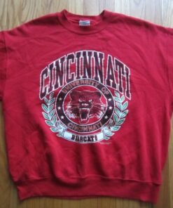 Vintage Style 90s University of Cincinnati Bearcats Crewneck Sweatshirt, Hoodie, Cincinnati Bearcats Shirt Gift For her, Gift For Him