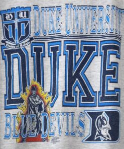 Vintage Style Duke University Blue Devils Sweatshirt, Duke Sweater, Vintage Style 90s Shirt, Gift for Her, Gift For Him