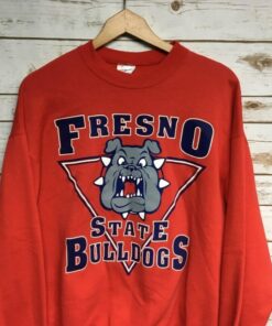 Vintage Style Fresno State Bulldogs football basketball Sweatshirt, Fresno State Sweater, Gift for Her, Gift For Him
