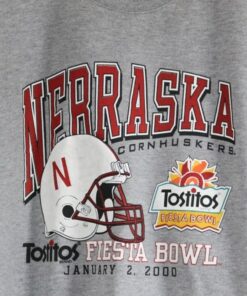 Vintage Style University of Nebraska Cornhuskers Huskers Fiesta Bowl Football Sweatshirt, Vintage Style 90s Shirt, Gift For her, Gift For him