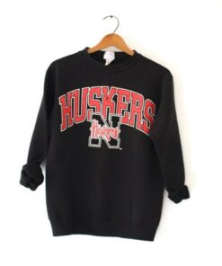 Vintage Style University of Nebraska Cornhuskers Huskers Sweatshirt, Vintage Style 90s Shirt, Gift For her, Gift For him, Nebraska Cornhuskers Sweater