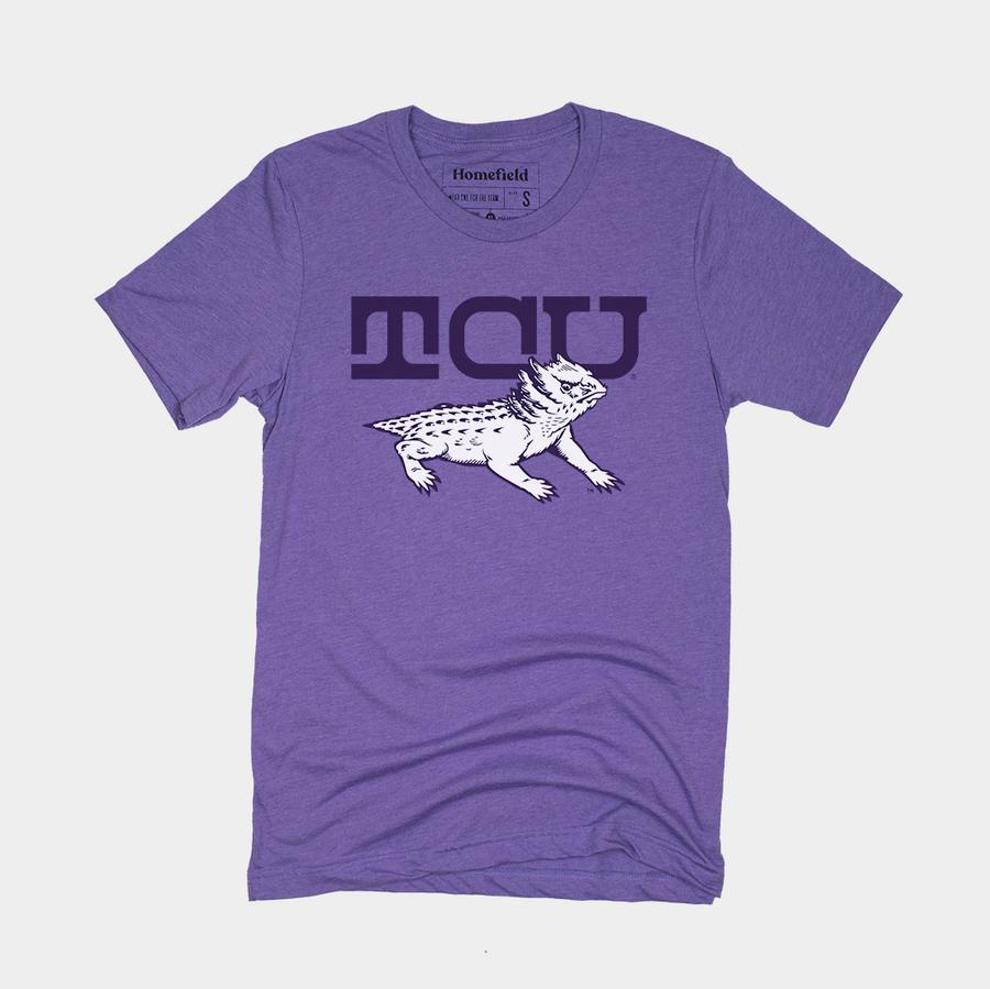 Vintage TCU Horned Frogs Tee TCU Shirt Sweatshirt Hoodie Reprinted Full Size Gifts for NCAA Fans