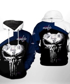 Washington Capitals 3D Hoodie Zip Hoodie, Nhl 3D All Over Print Hoodie Zip Hoodie