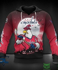 Washington Capitals Nhl Mascot 3D Hoodie Zip Hoodie, Nhl 3D All Over Print Hoodie Zip Hoodie
