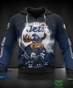 Winnipeg Jets 3D Hoodie Zip Hoodie, Nhl 3D All Over Print Hoodie Zip Hoodie