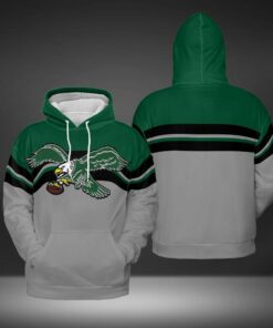 Philadelphia Eagles Nfl Football 3D All Over Print Zip-Up Hoodie Option