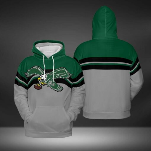 Philadelphia Eagles Nfl Football 3D All Over Print Zip-Up Hoodie Option
