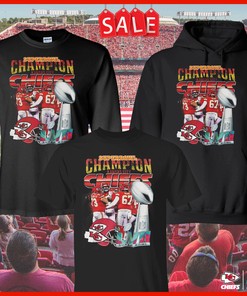 2023 Super Bowl LVII Kansas City Chiefs Champions Football T-shirt For Fan #26