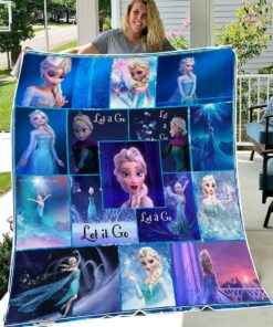 Disney Elsa Let It Go Quilt Blanket Bedding Set