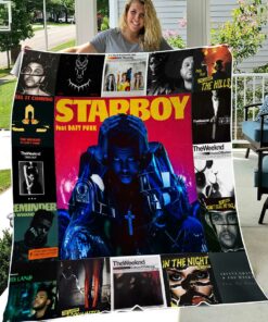 The Weeknd Albums Starboy The Hills Quilt Blanket Bedding Set