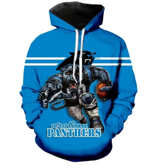 Carolina Panthers Hoodie Ultra-Cool Design Zip Hoodie Pullover Nfl