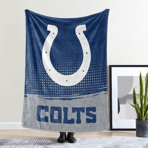 Indianapolis Colts Fleece Blanket Sherpa Blanket Quilt Gifts for Fans