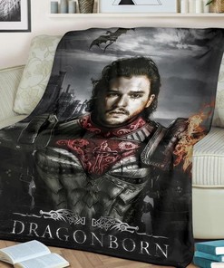 Jon Snow Game Of Thrones Best Seller Fleece Blanket Gift For Fan, Quilt Blanket Bedding Set Gift