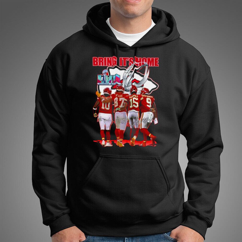 Kansas City Chiefs Bring It's Home LVII Super Bowl 2023 Shirt Hoodie Sweatshirt - Image 2