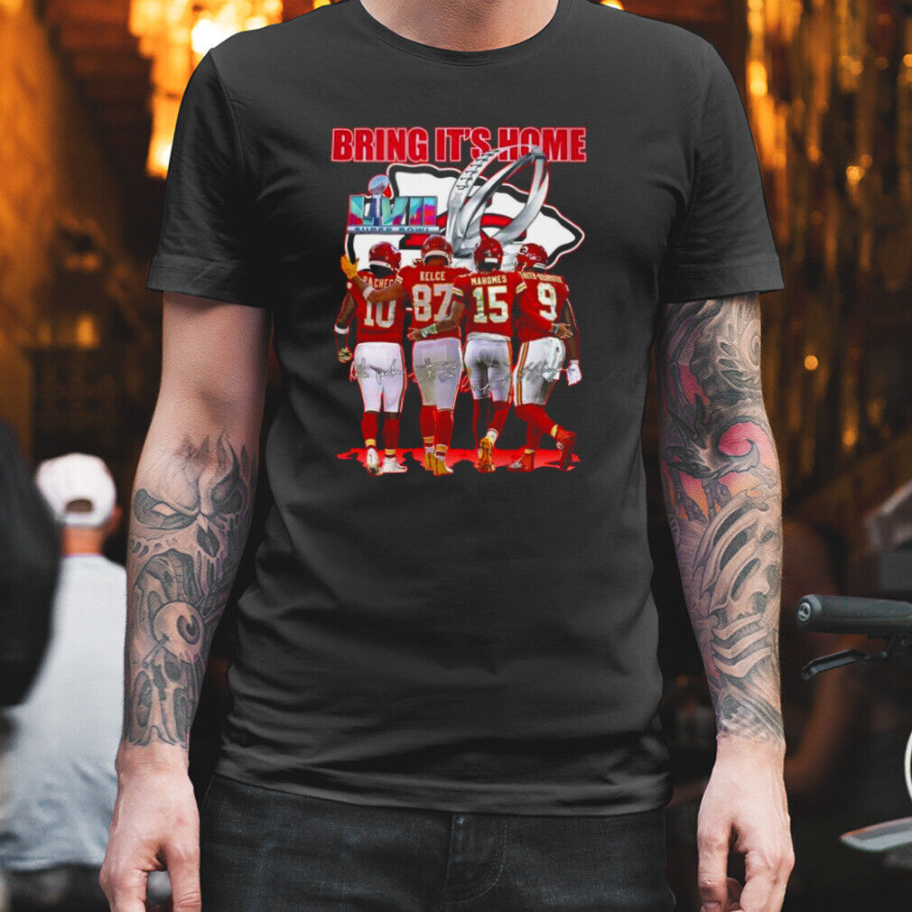 Kansas City Chiefs Bring It's Home LVII Super Bowl 2023 Shirt Hoodie Sweatshirt - Image 3