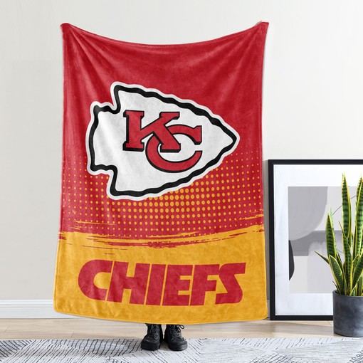 Kansas City Chiefs Fleece Blanket Sherpa Blanket Quilt Gifts for Fans