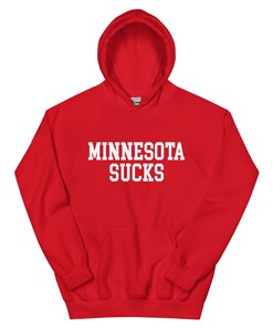 Minnesota Sucks Wisconsin Hoodie Sweatshirt Shirt Gifts for Fans