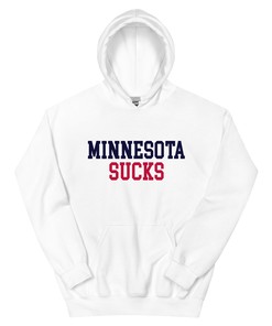 Minnesota Sucks Wisconsin Rivalry Hoodie Sweatshirt Shirt Gifts for Fans