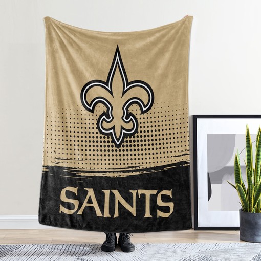 New Orleans Saints Fleece Blanket Sherpa Blanket Quilt Gifts for Fans