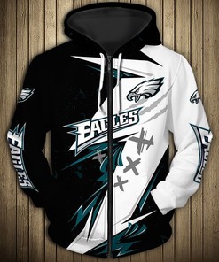 Philadelphia Eagles Hoodie Thunder Graphic Gifts for Fans