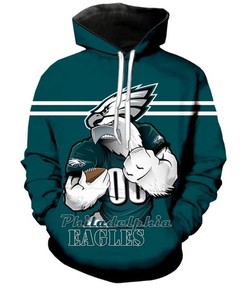 Philadelphia Eagles Hoodie Ultra-Cool Design Style Pullover Nfl Hoodie