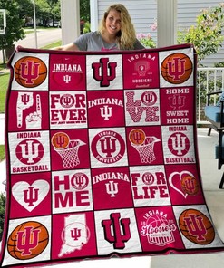 Team Indiana Hoosiers Quilt Blanket Bedding Set