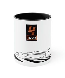 Lando Norris Coffee Mug for Racing Fans