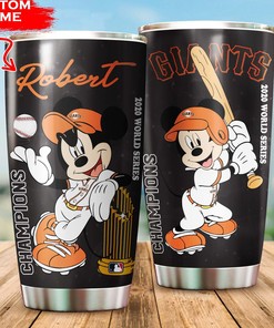 Mickey Mouse Love San Francisco Giants Custom Tumbler For Baseball-MLB Fans Great Gifts for Fans