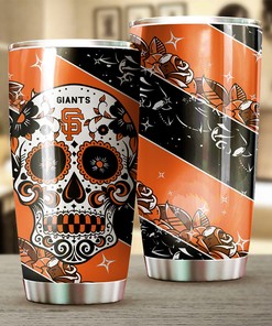 Skull San Francisco Giants MLB Tumbler Great Gifts for Fans