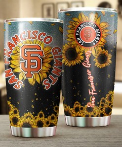 Sunflower San Francisco Giants MLB Tumbler Great Gifts for Fans