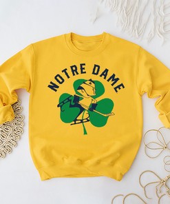 Retro Notre Dame Hockey T-Shirt - Vintage Style