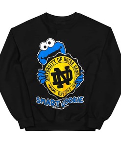 Smart Cookie Monster Sesame Street Notre Dame T-Shirt - Gift for Fans