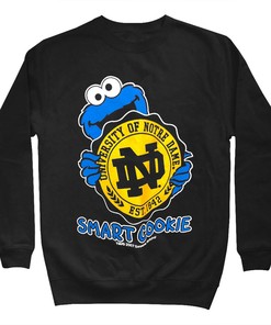 Smart Cookie Monster Sesame Street Notre Dame T-Shirt - Gift for Fans