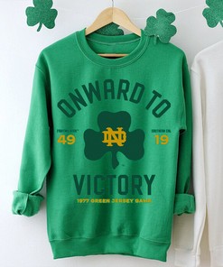 Vintage Notre Dame Green Game Tee for Fighting Irish Fans