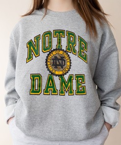 Vintage Style Champion Reverse Weave Notre Dame Sweatshirt for Fighting Irish Fans