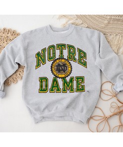 Vintage Style Champion Reverse Weave Notre Dame Sweatshirt for Fighting Irish Fans