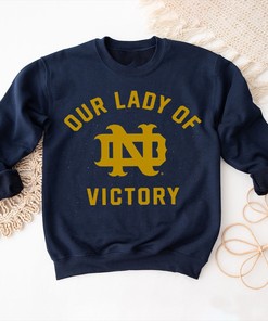 Vintage Style Notre Dame Our Lady of Victory Hoodie for Fans