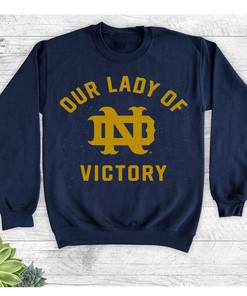 Vintage Style Notre Dame Our Lady of Victory Hoodie for Fans