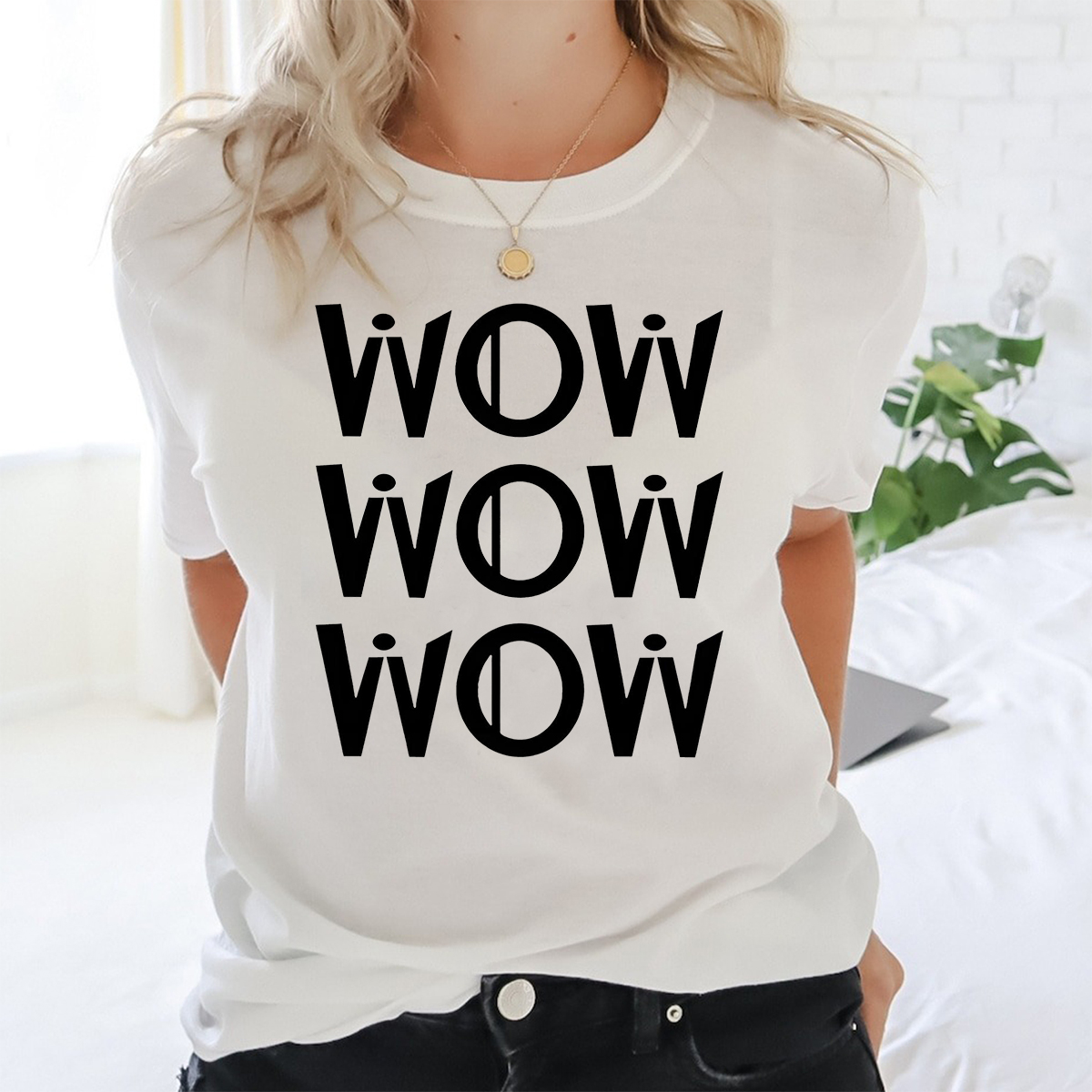 Free T Shirt Day Wow Shirt