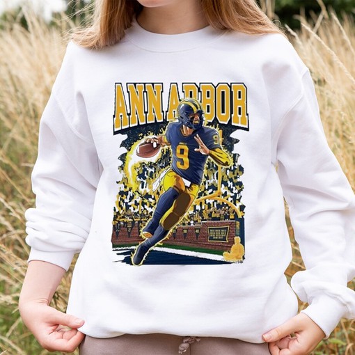 Kiwico X J.J. Mccarthy Ann Arbor T Shirt, Sweatshirt