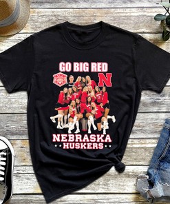 Nebraska Cornhuskers Volleyball Go Big Red 2023 T Shirt
