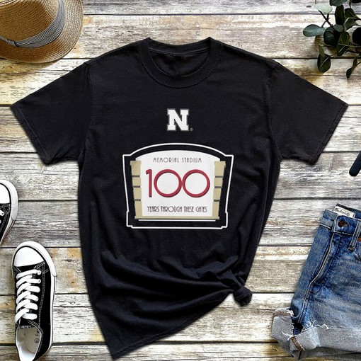 Nebraska Huskers Memorial Stadium 100th Anniversary Sideline Strategy Shirt
