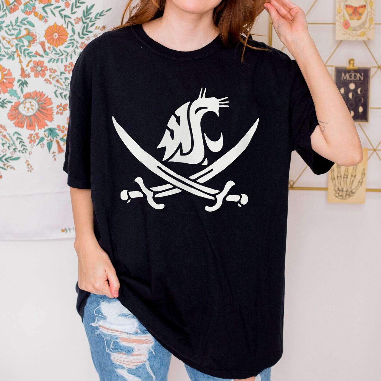 Wsu Pirate Swing Your Sword Shirt Sweatshirt Hoodie for Fans - Image 2