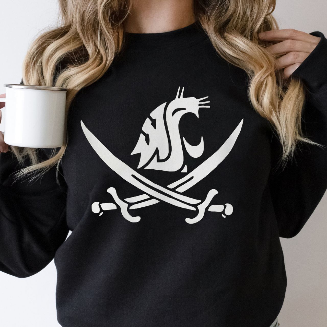 Wsu Pirate Swing Your Sword Shirt Sweatshirt Hoodie for Fans