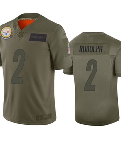 Pittsburgh Steelers Mason Rudolph Camo 2019 Salute To Service Limited Jersey - Universityshirt