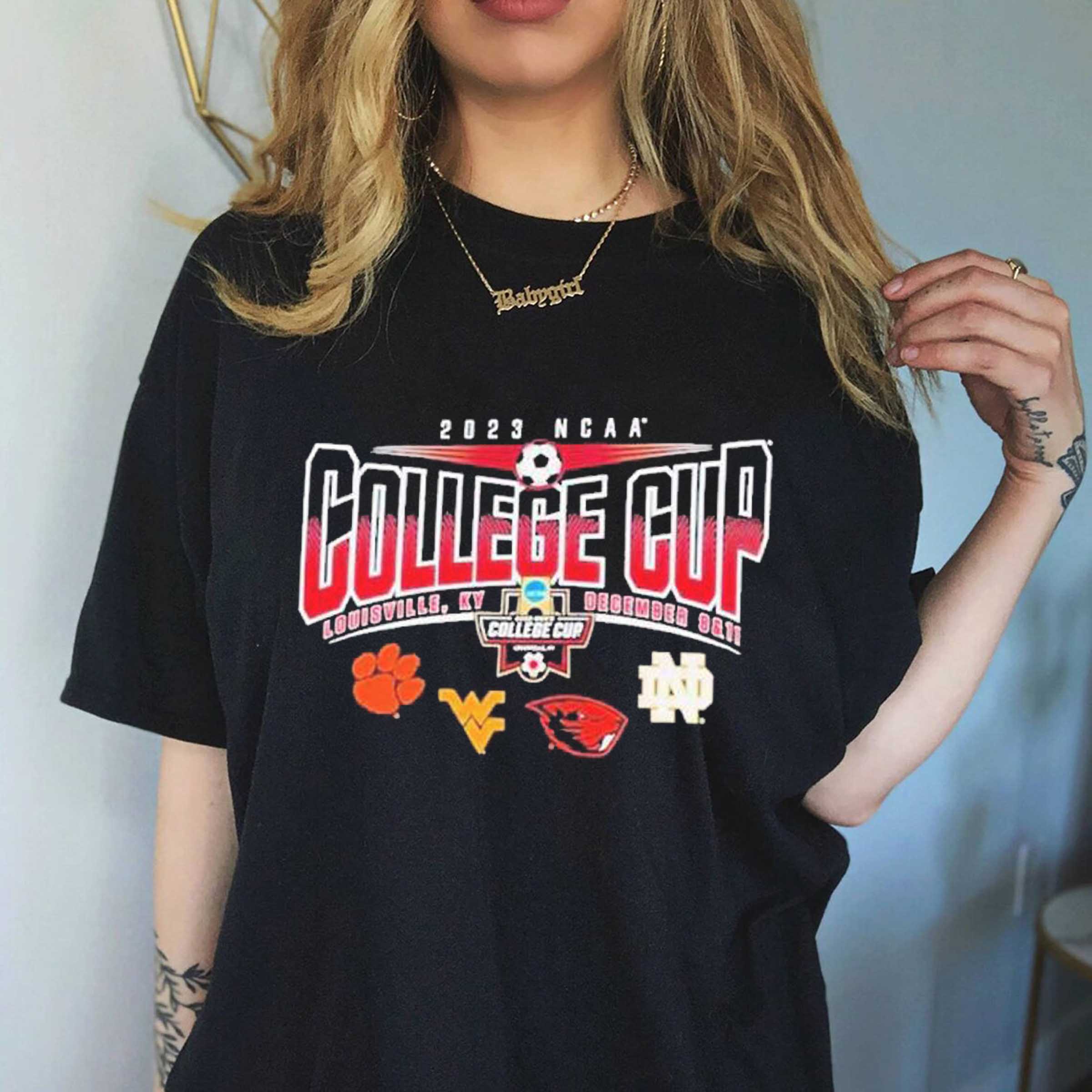 2023 NCAA Soccer College Cup In Louisville KY 4 Teams T-Shirt Sweatshirt Hoodie