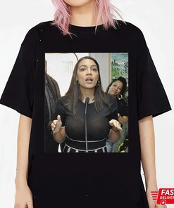 Alexandria Ocasio Cortez AOC See Through Slow Sown Shirt Sweatshirt Hoodie