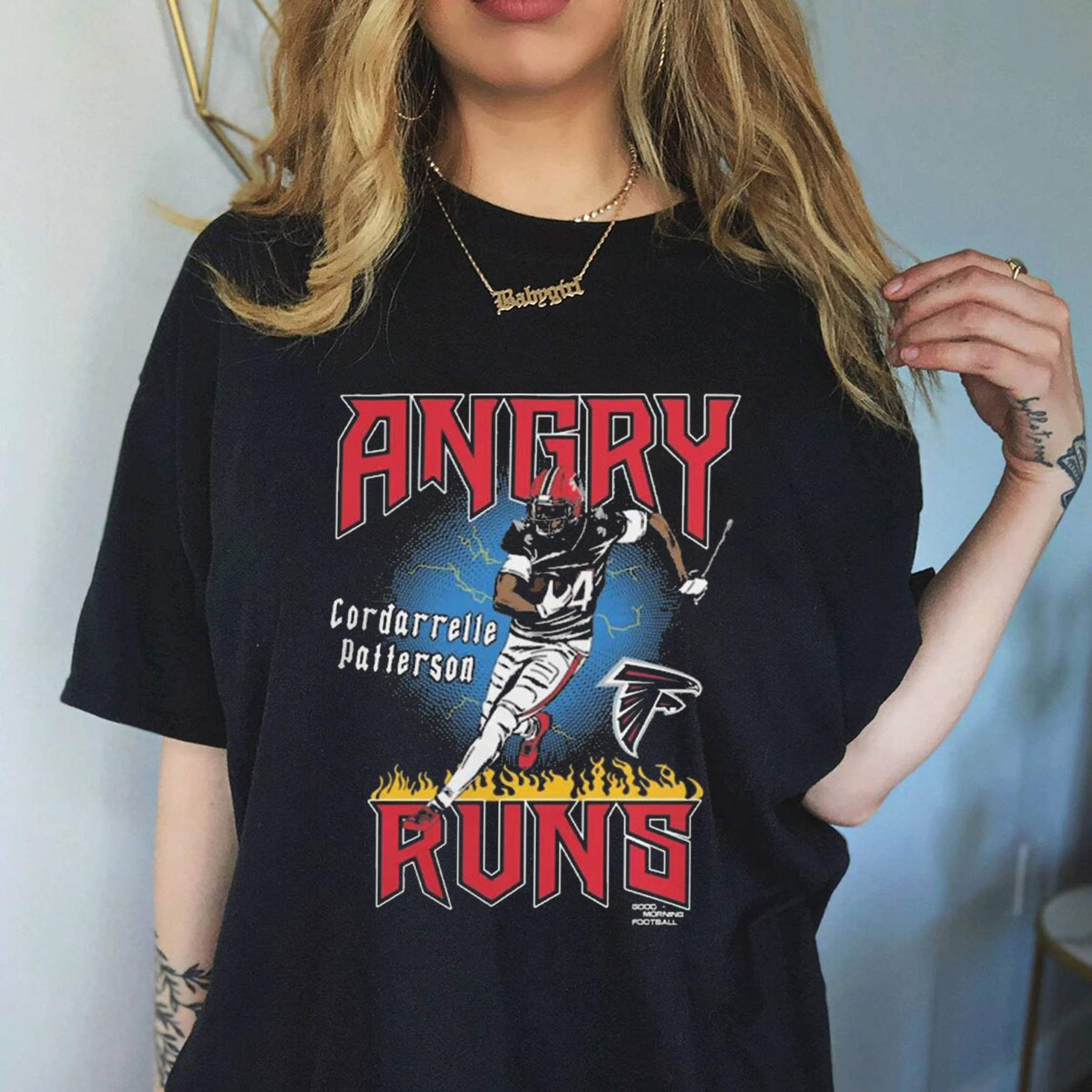 Angry Runs Falcons Cordarrelle Patterson Shirt Sweatshirt Hoodie
